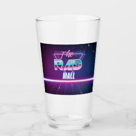 De Rad Mall "Wave 1" 16oz Glass Tumbler