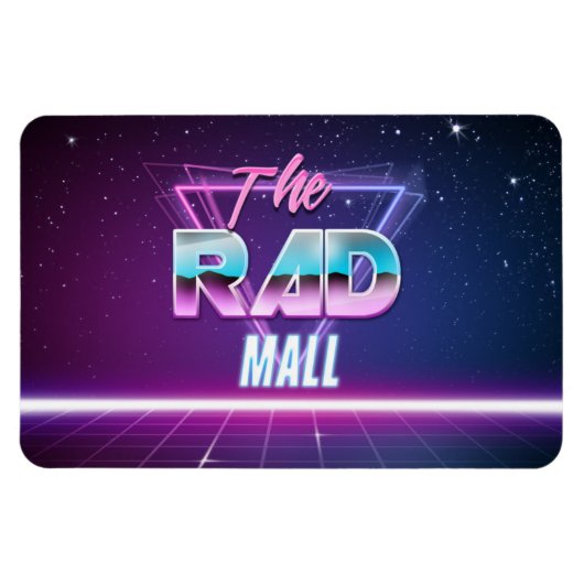 De Rad Mall "Wave 1" 4-in x 6-in magneet (Horizontaal)