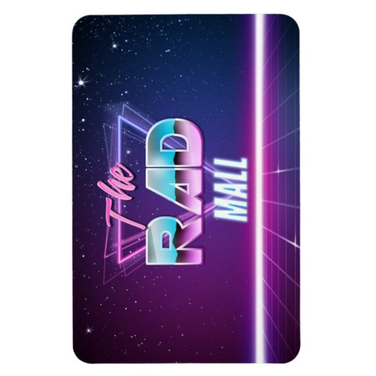 De Rad Mall "Wave 1" 4-in x 6-in magneet (Verticaal)