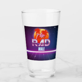 De Rad Mall "Wave 2" 16oz Glass Tumbler