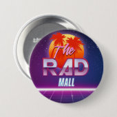 De Rad Mall "Wave 2" 3in-Button Ronde Button 7,6 Cm (Voorkant /achterkant)