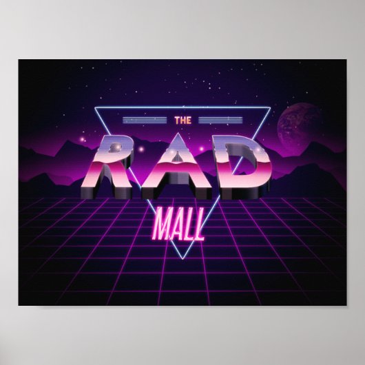 De Rad Mall "Wave 3" 12 x 9 inch Poster (Voorkant)
