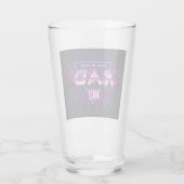 De Rad Mall "Wave 3" 16oz Glass Tumbler (Achterkant)