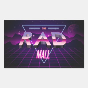 De Rad Mall "Wave 3" 4.5in x 2.7in Stickers