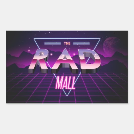 De Rad Mall "Wave 3" 4.5in x 2.7in Stickers (Voorkant)