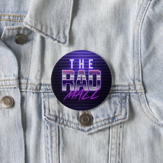 De Rad Mall "Wave 4" Button Pin (In situ)