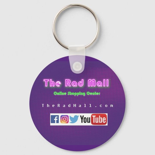 De Rad Mall "Website"-Sleutelhanger Sleutelhanger (Voorkant)