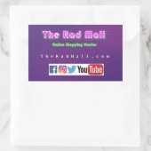 De Rad Mall "Website" Sticker (Tas)