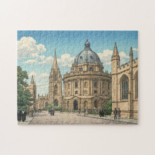 De Radcliffe Camera in de Universiteit van Oxford Legpuzzel (Horizontaal)