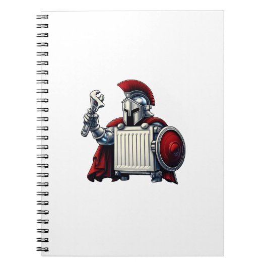 De Radiator – Grappig Loodgieters Notitieboek (Voorkant)