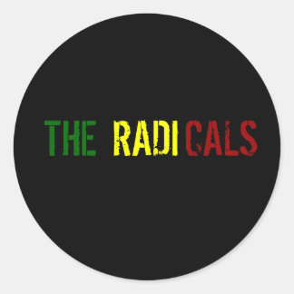 De radicalen ronde sticker