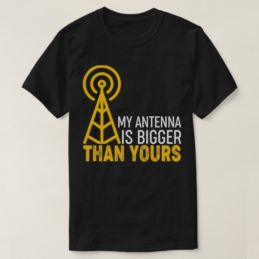 De radio exploitant van het am Mijn antenne is gro T-shirt (Design voorkant)