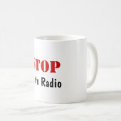 De Radio van de Haat van het EINDE Koffiemok (Voorkant rechts)