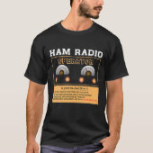 De radio van het am Exploitant een persoon die de  T-shirt (Voorkant)