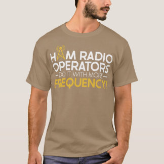 De radio van het am exploitanten doen het met freq t-shirt