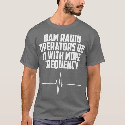 De radio van het am exploitanten doen het met meer t-shirt (Voorkant)