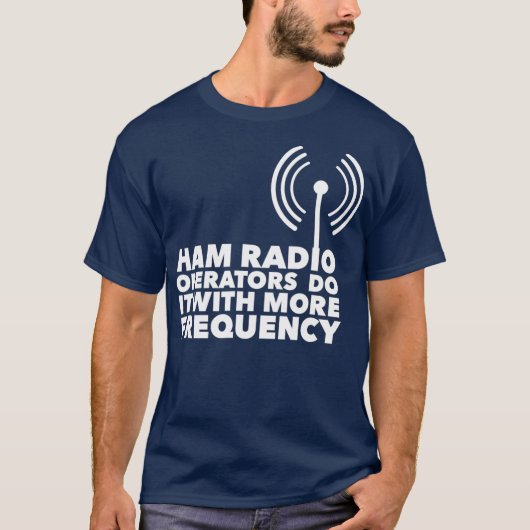 De radio van het am exploitanten doen het met meer t-shirt (Voorkant)