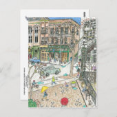 De Rainbogen achtervolgen, het Pioneer-plein, Seat Briefkaart (Voorkant / Achterkant)