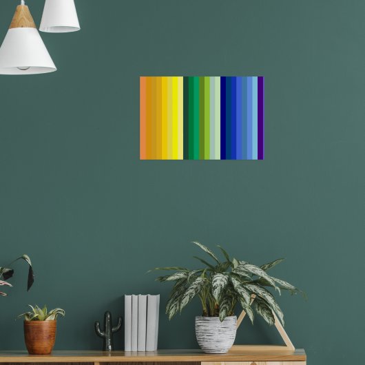 De Rainbow & More, een universum van kleuren 47 ti Poster (Woonkamer 1)