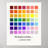 De Rainbow & More, een universum van kleuren 49 ti Poster (Voorkant)