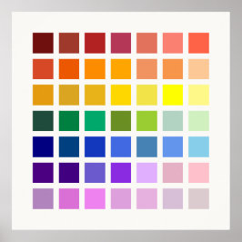 De Rainbow & More, een universum van kleuren 49 ti Poster