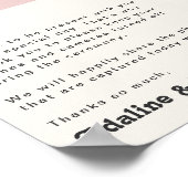 De Rainbow Unplugged Ceremony van de Moderne Retro Poster (Hoek)