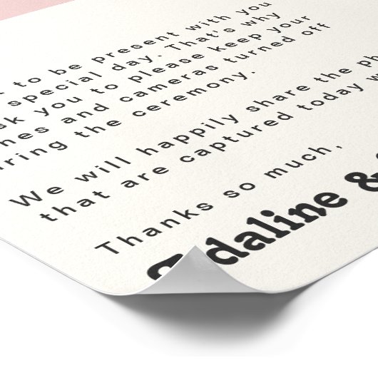 De Rainbow Unplugged Ceremony van de Moderne Retro Poster (Hoek)