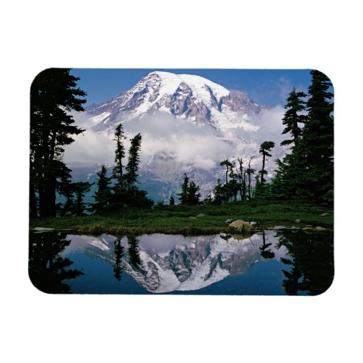 De Rainier van de berg is verbonden met een bergha Magneet (Horizontaal)