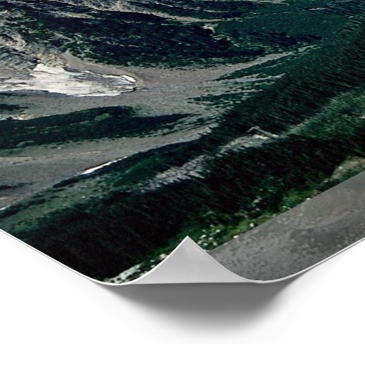 De Rainier van de Goat Rocks Wilderness, was Poster (Hoek)