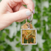 De Raising van Lazarus, Russisch icoon Sleutelhanger (Hand)