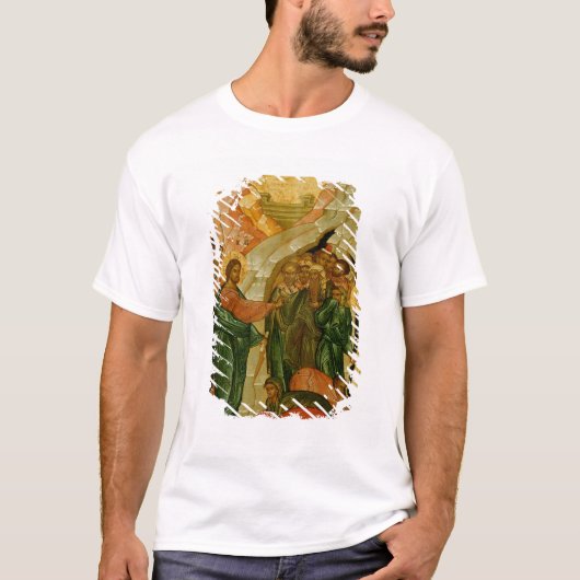 De Raising van Lazarus, Russisch icoon T-shirt (Voorkant)