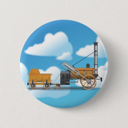 De Raket Ronde Button 5,7 Cm (Voorkant)