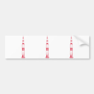 De Raket van Saturn Bumpersticker