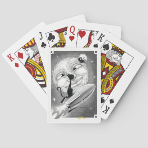 De Raketten van het Kat van de boeg aan de Moon Sp Pokerkaarten