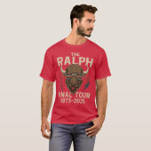 DE RALPH - LAATSTE TOUR T-SHIRT (Voorkant volledig)