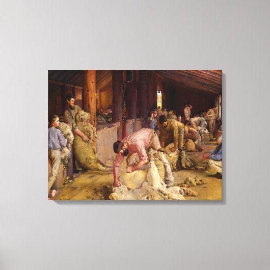 De Ram, 1890, van Tom Roberts Canvas Afdruk (Voorkant)