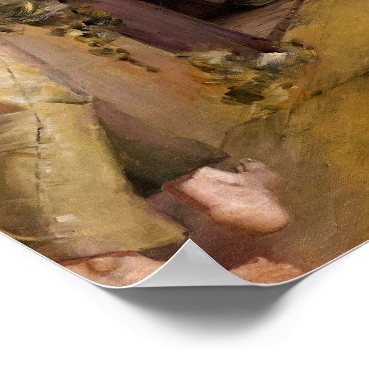 De Ram, 1890, van Tom Roberts Poster (Hoek)