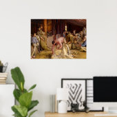 De Ram, 1890, van Tom Roberts Poster (Thuiskantoor)