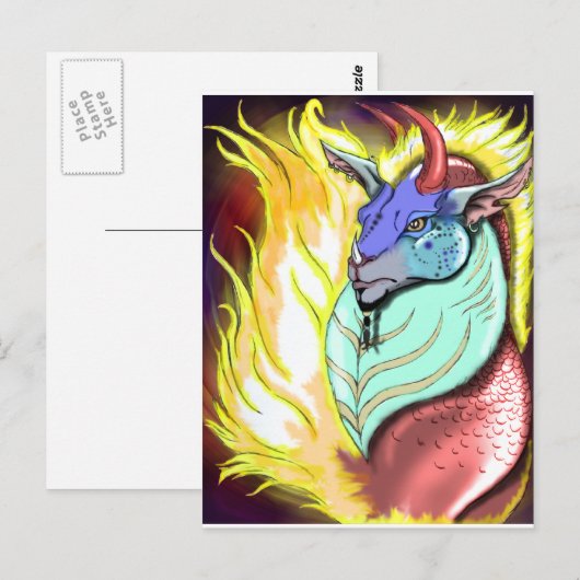 De Ram King Briefkaart (Voorkant / Achterkant)