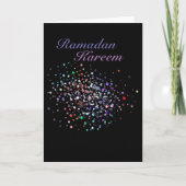 De Ramadan Kareem schittert Kaart (Voorkant)