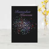 De Ramadan Kareem schittert Kaart (Gele Bloem)