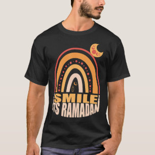 De ramadan-moslim Eid Mubarak Islamic Rama glimlac T-shirt