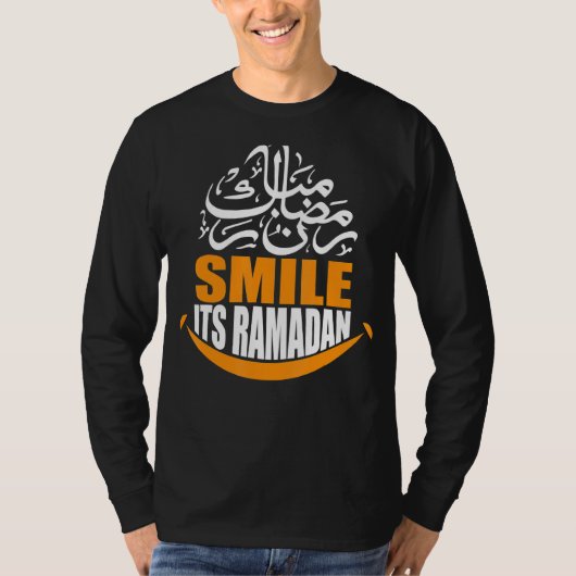 De ramadanmoslim Eid Mubarak Islamitische Ramad gl T-shirt (Voorkant)