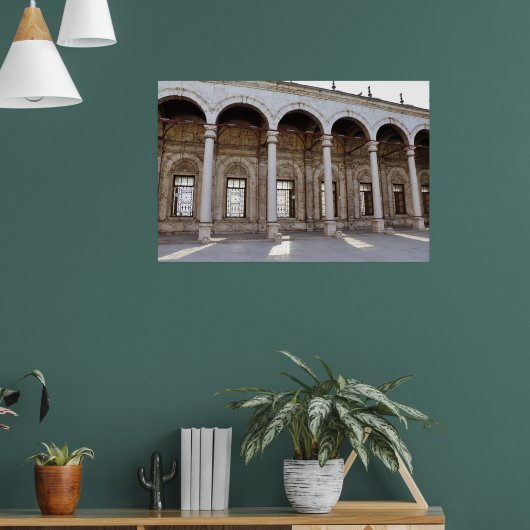 De ramen van de moskee van Caïro Poster (Woonkamer 1)