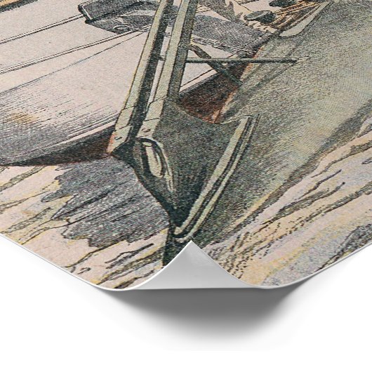 De ramp met de Bizerte Poster (Hoek)