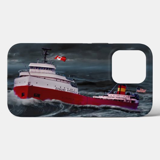 DE RAMPSPOED VAN DE EDMUND FITZGERALD Case-Mate iPhone CASE (Achterkant (horizontaal))