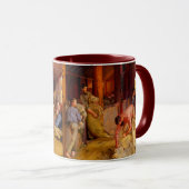 De Rams Tom Roberts 1890 Australische kunst horen Mok (Voorkant rechts)