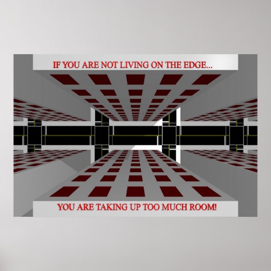 De rand (afdrukken) poster (Voorkant)