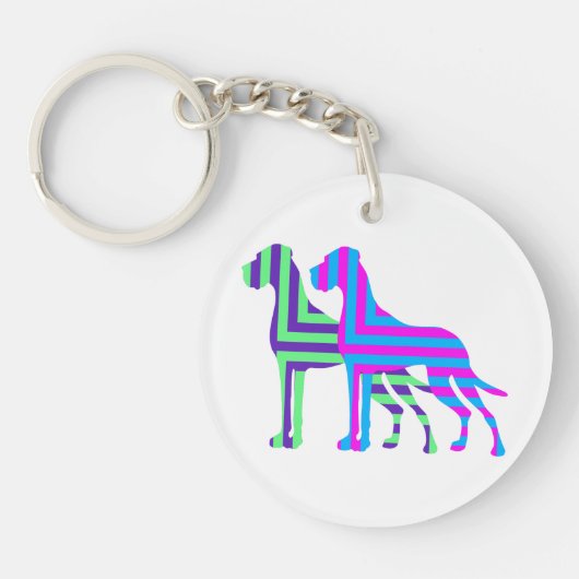 De Rand Dog Sleutelhanger (Voorkant)