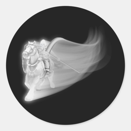 De Rand Reaper komt weer terug Ronde Sticker (Voorkant)